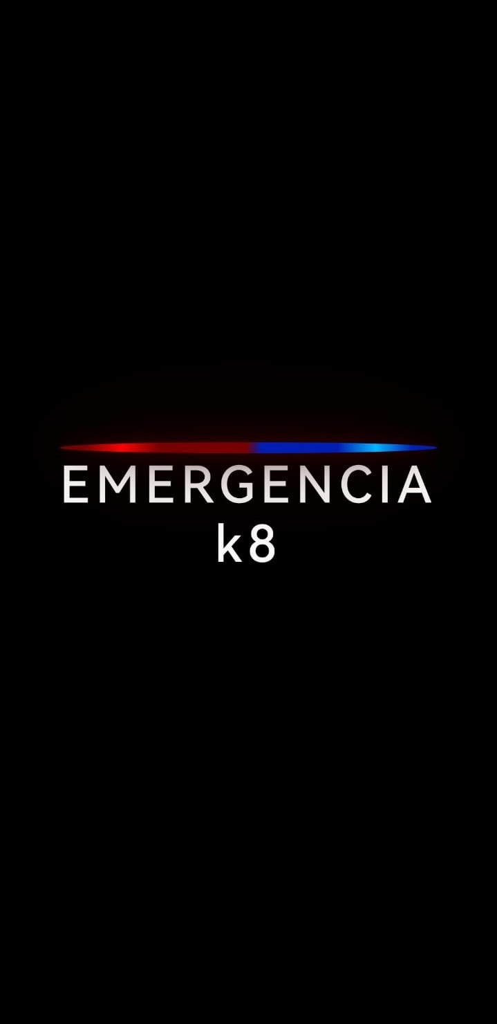 Pantalla principal de Emergencia K8